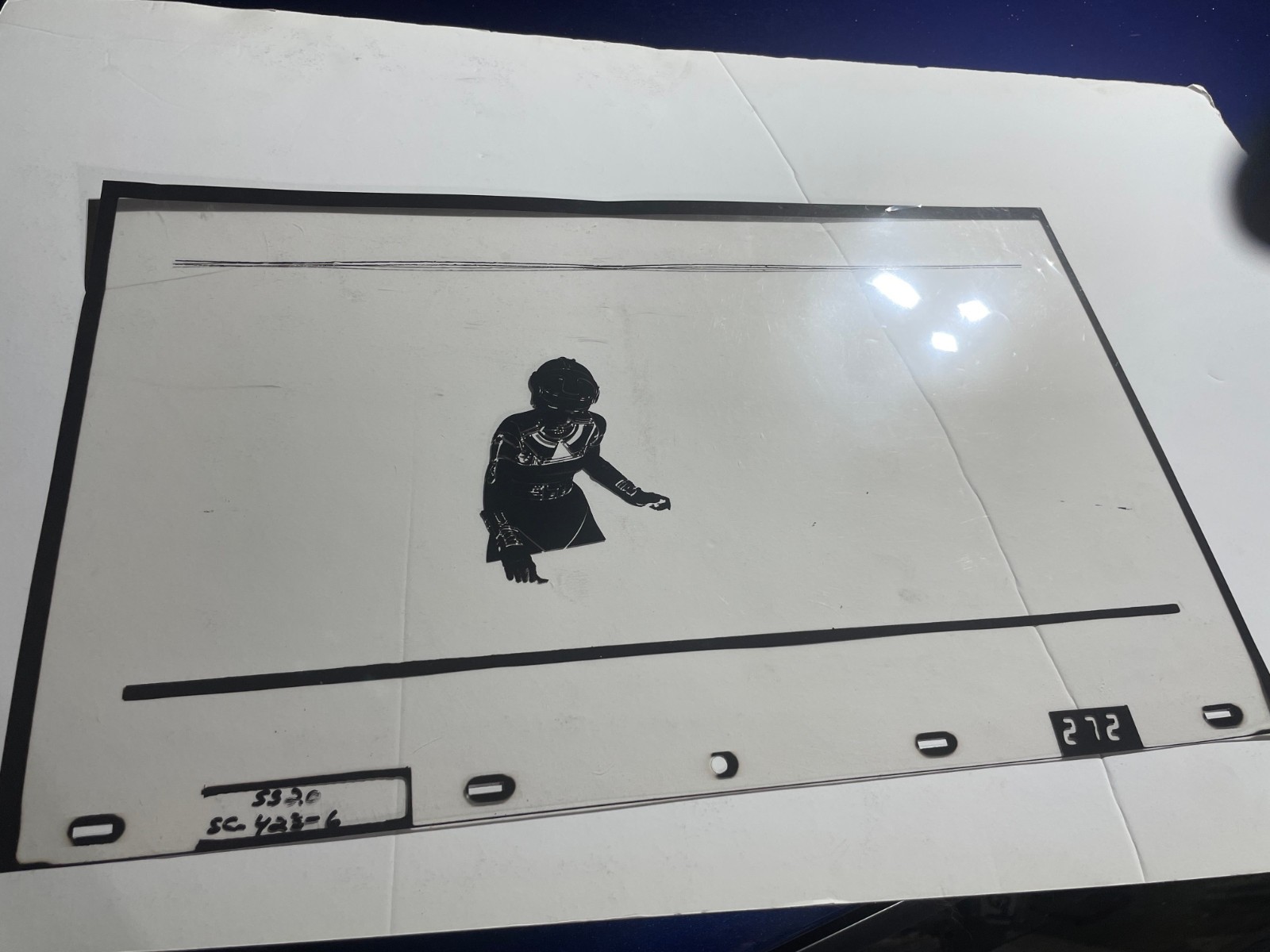 Tron (1982)  Original Kodalith Animation cell. Lithograph Rare film history