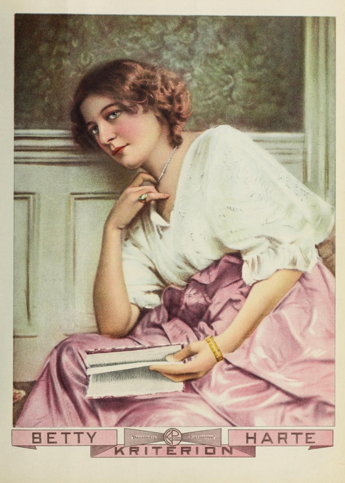 BETTY HARTE - Early Movie Star - 1915 Magazine Image - 5 x 7 in Reprint