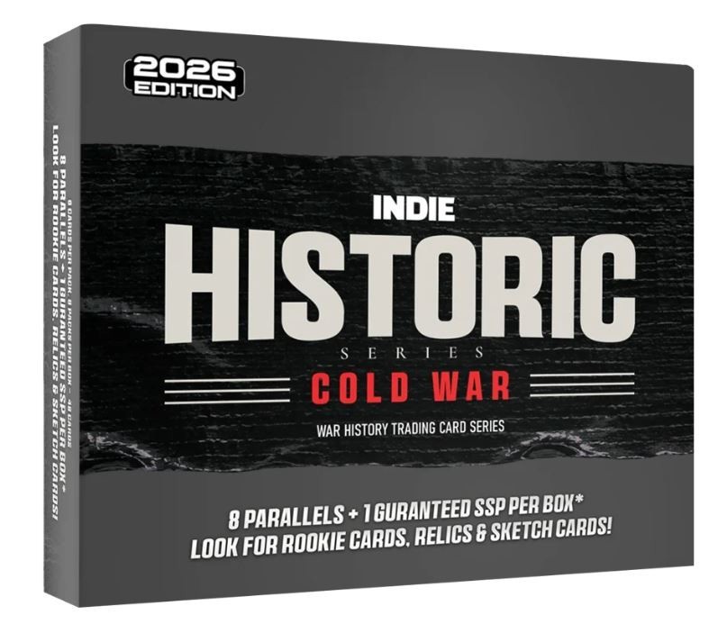 INDIE Historic Series: COLD WAR Trading Cards Sealed Box + BONUS  Preorder