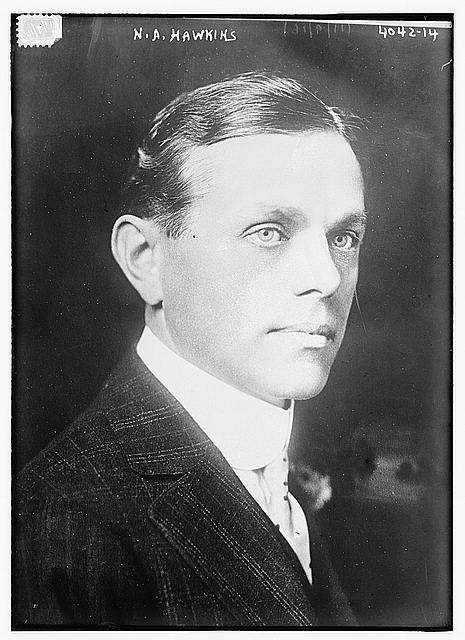 Photo:H.A. Hawkins Portrait 1900s Studio Headshot Suited Man