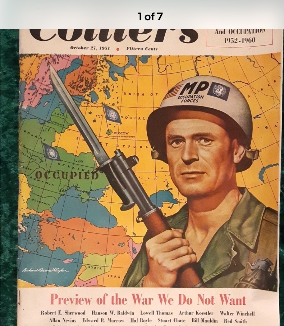 ~ Colliers Magazine ￼1852 War ￼ Theme  Retro WWII ￼