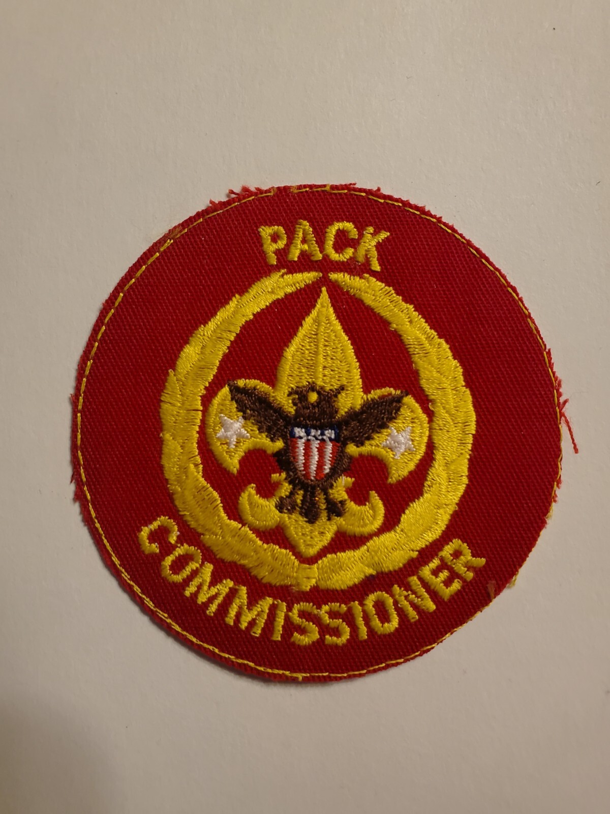 Pack Commissioner Patch Vintage Style