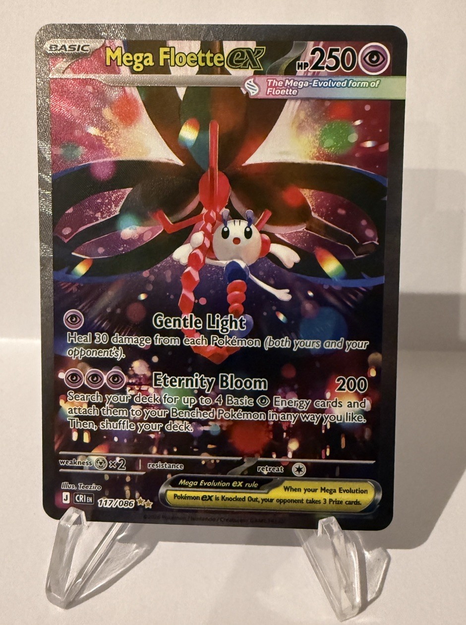 Mega Floette EX SIR 117/086 Holo English Pokémon TCG Mega Floette EX SIR 117/086 Holo English Pokémon TCG