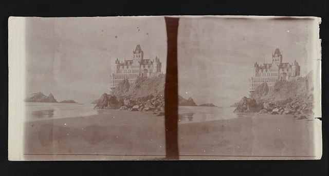 Photo:San Francisco CA Cliff House 1900s Stereoscopic View Coastal Resort