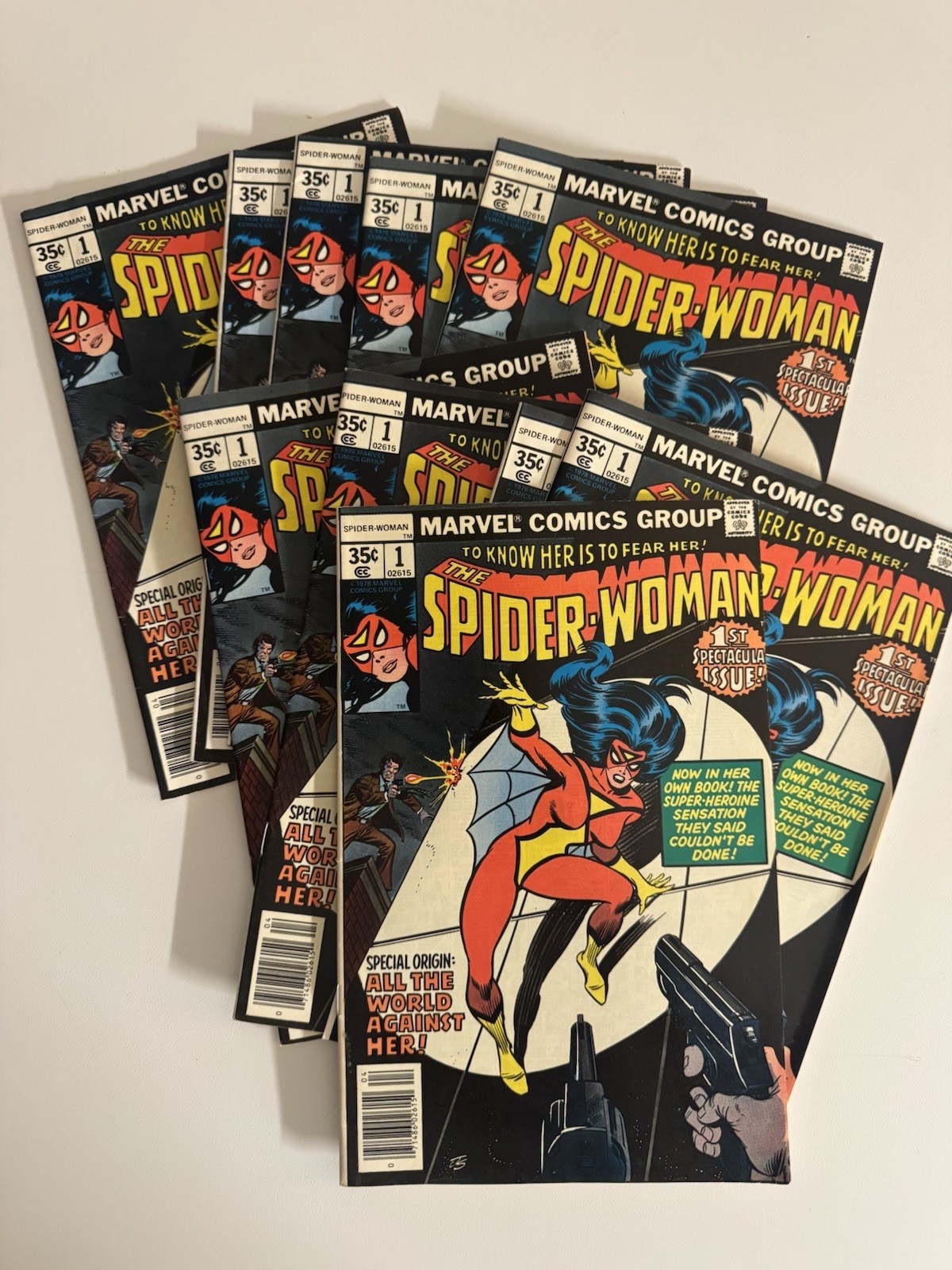 Spider-Woman #1 - 1978 Marvel Comics - Lot of 10