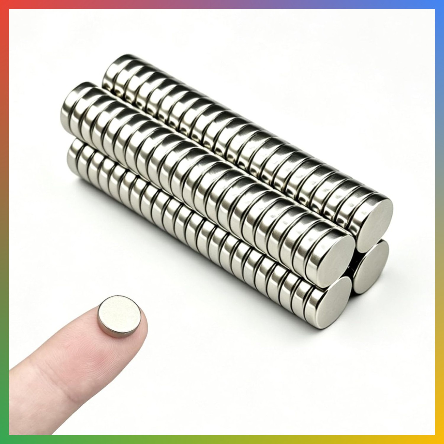 60Pcs Small Round Fridge Magnets,10x3mm Mini Magnets for 3D Printing,Refrigerato 60Pcs Small Round Fridge Magnets,10x3mm Mini Magnets for 3D Printing,Refrigerato