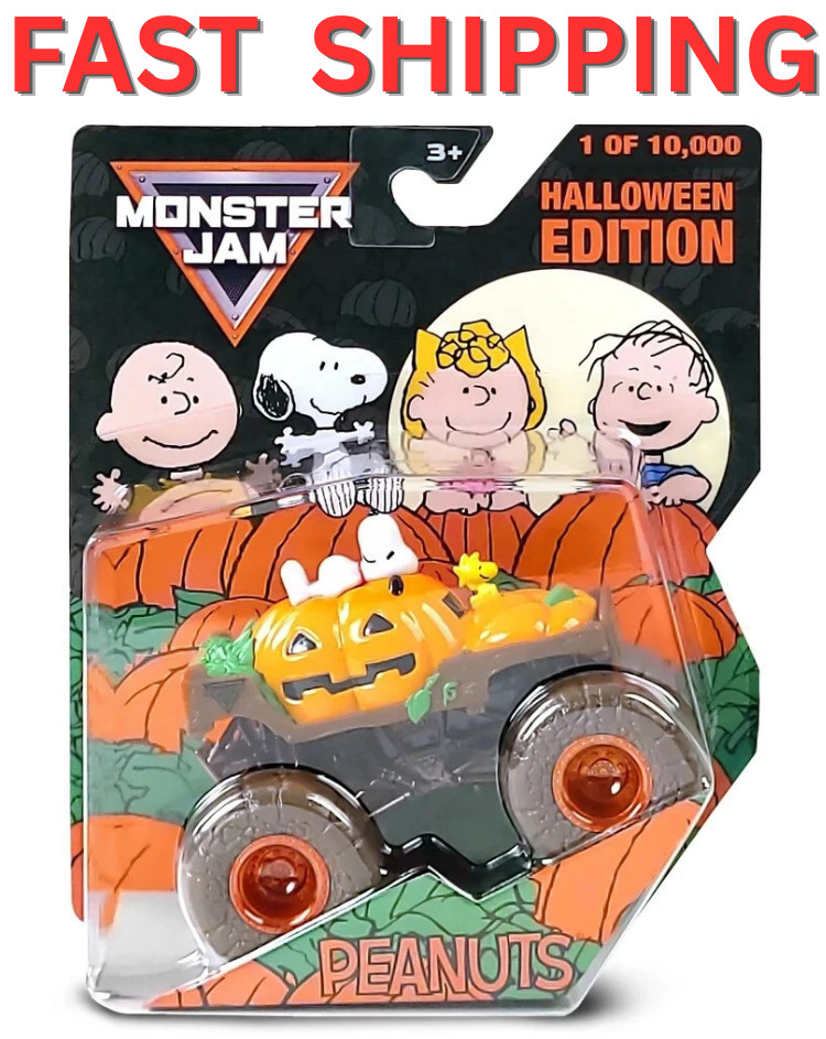 (IN-HAND) Monster Jam 1:64 Peanuts Snoopy Halloween Edition Limited Edition