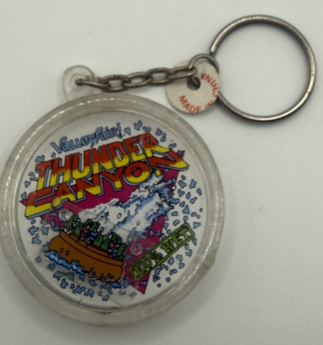 Valleyfair Thunder Canyon Vintage Keychain Valleyfair Thunder Canyon Vintage Keychain