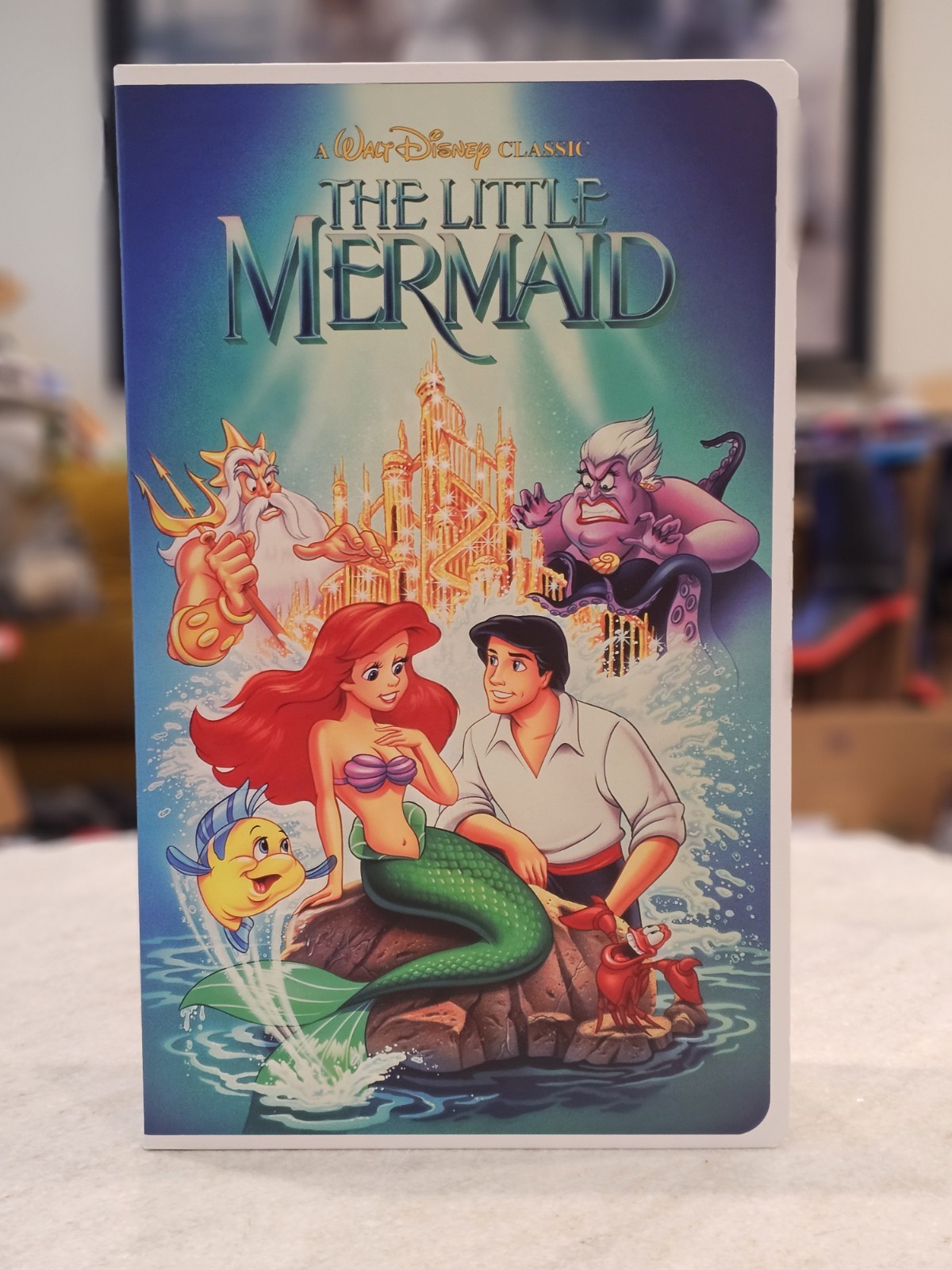 Disney The Little Mermaid Classic VHS Boxed Silk Touch Throw Blanket 50 Disney The Little Mermaid Classic VHS Boxed Silk Touch Throw Blanket 50