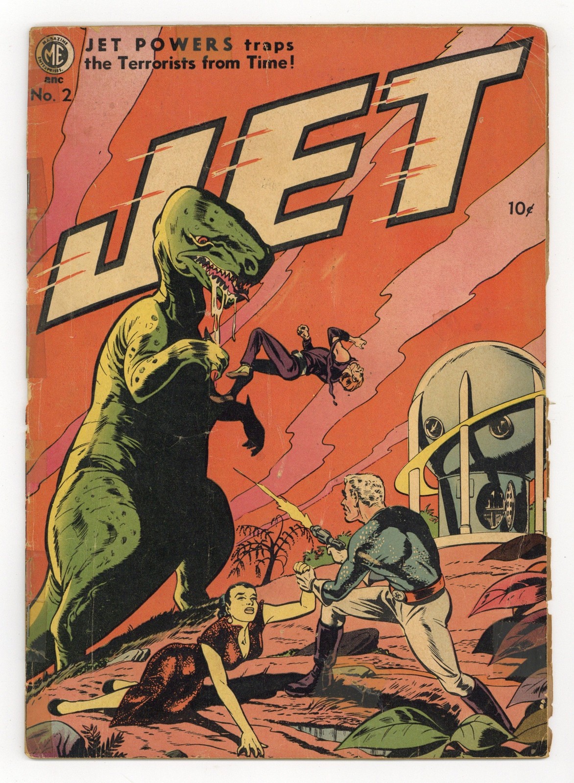 Jet Powers #2 GD- 1.8 RESTORED 1950
