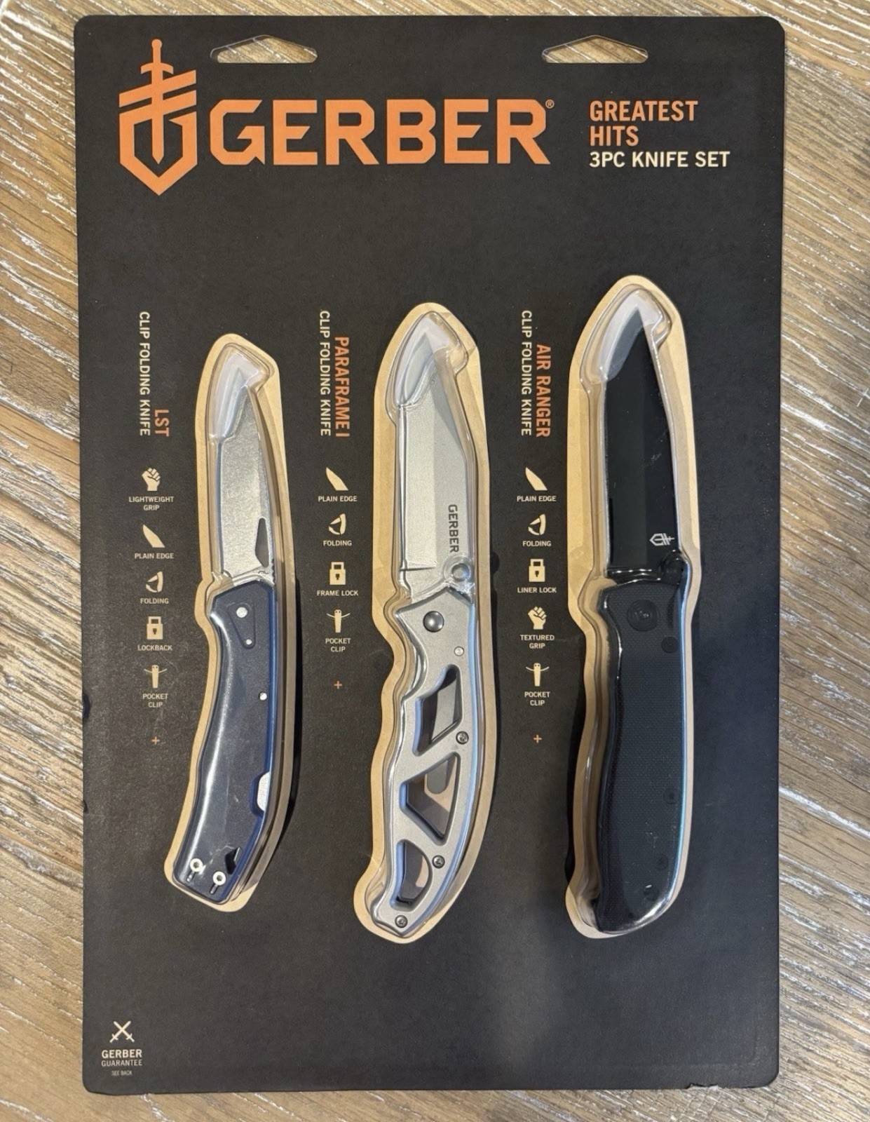 Gerber Greatest Hits 3 Pc Knife Set Gerber Greatest Hits 3 Pc Knife Set