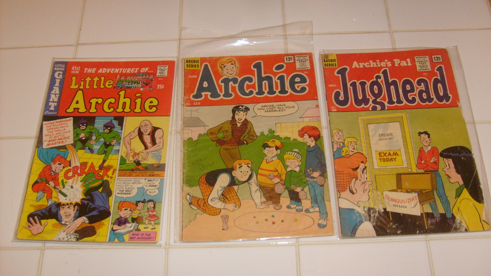 17 OLDER ARCHIE COMICS, MODERATE & LOWER GRADE
