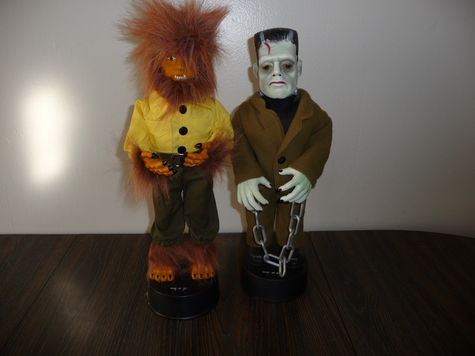 VINTAGE 1990\'S TELCO MOTIONETTES FRANKENSTEIN & WOLFMAN L@@K