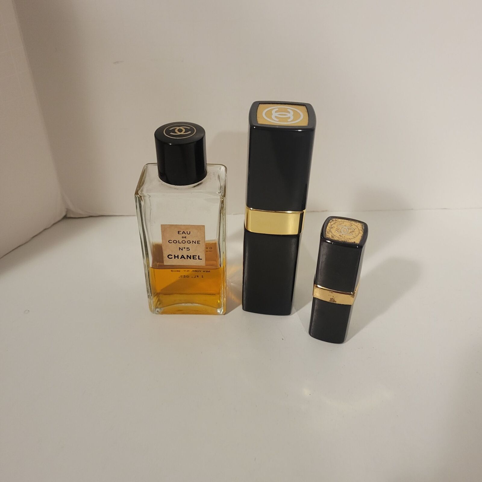 Vintage Chanel No. 5 Set of 3 Cologne & Perfume Spray & Splash