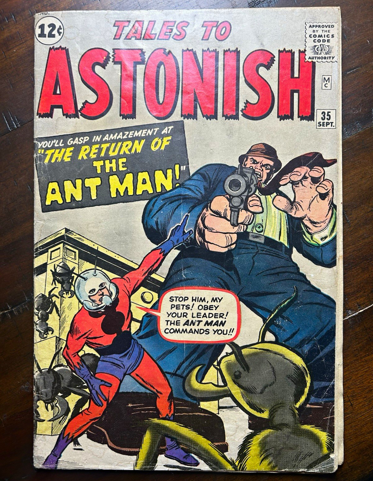 Marvel Tales to Astonish #35 The Return of the Ant-Man Stan Lee Kirby Silver Age