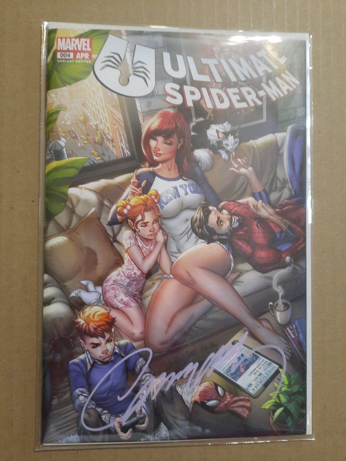 Ultimate Spider-Man 4 J Scott Campbell Exclusive Cover A Amazing Spider-man 601