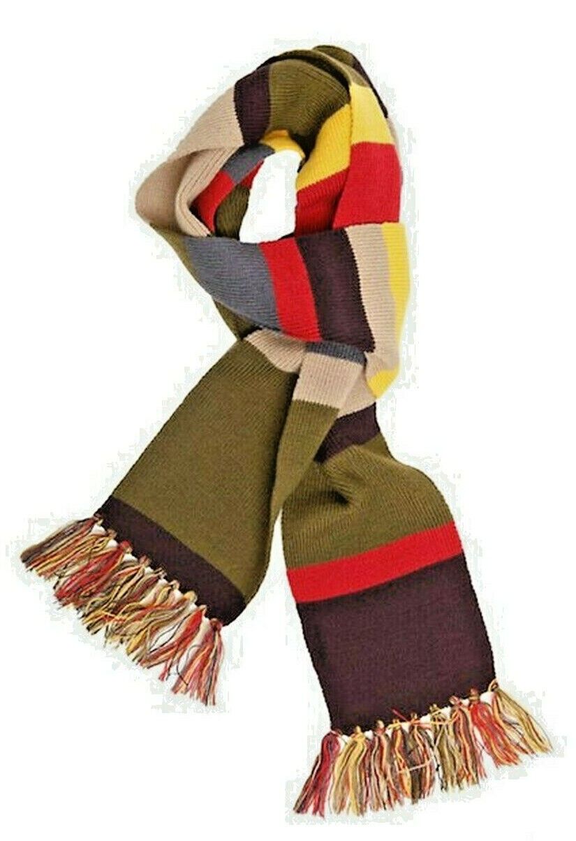 DOCTOR WHO 4th Doctor (Tom Baker) - 6 Foot Long Knit Scarf (Makes a great gift)