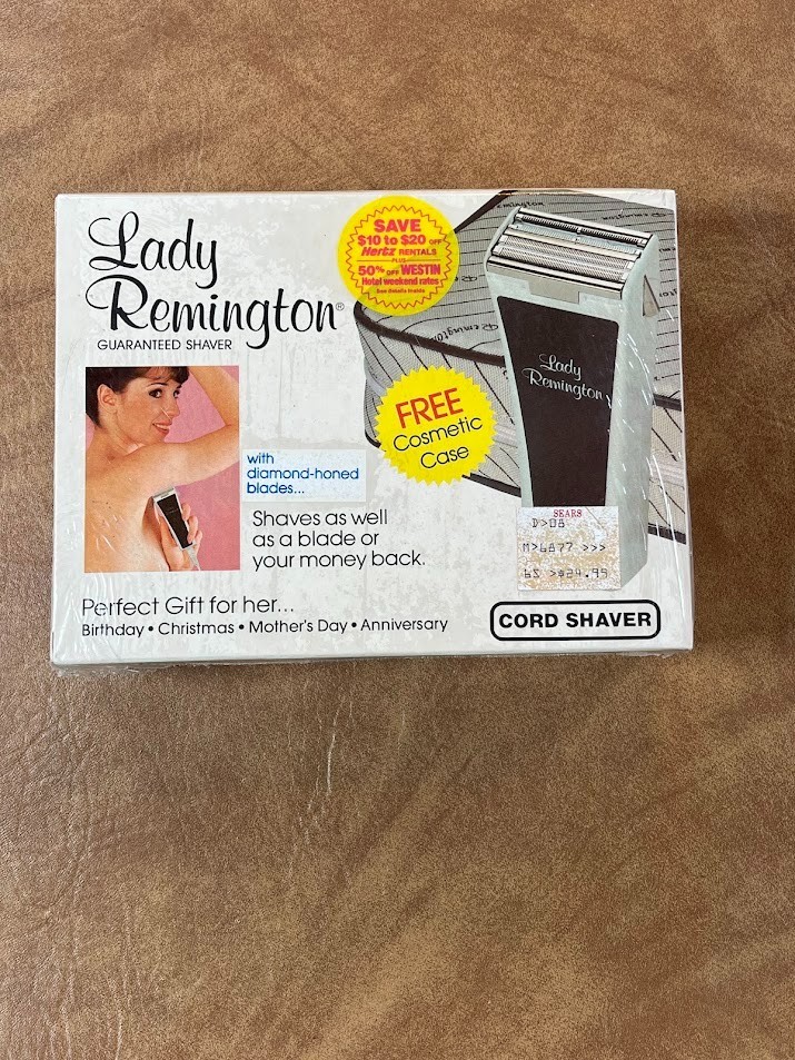 Lady Remington Cord Electric Shaver Model WER-4000 Brand New Sealed Vintage 