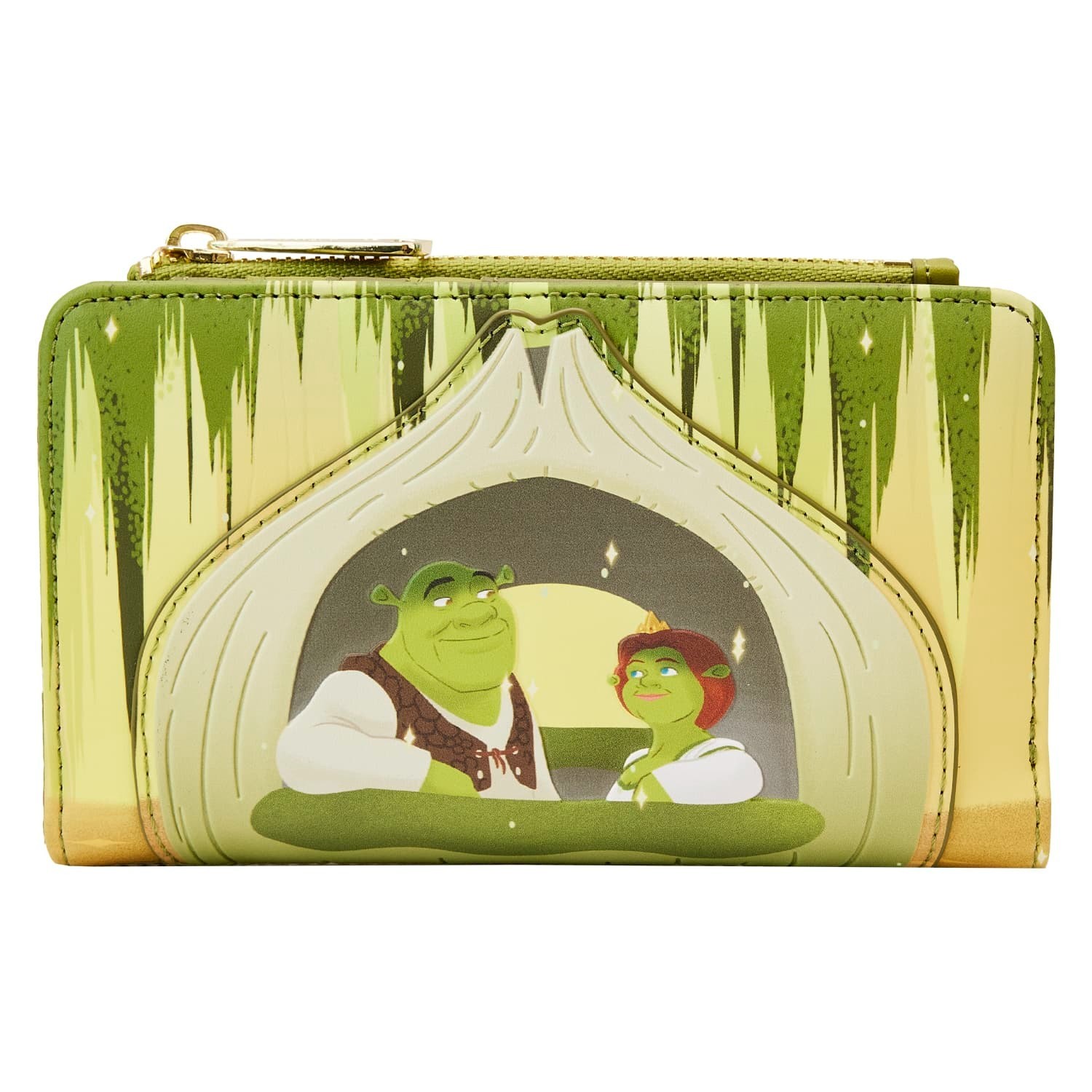Loungefly DreamWorks Shrek Happily Ever After Flap Wallet NWT w/ Fiona & Donkey