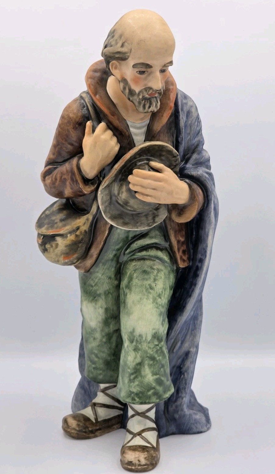 Rare Vintage Goebel Hummel Jumbo Shepherd Standing 260 G 1968 Nativity Signed
