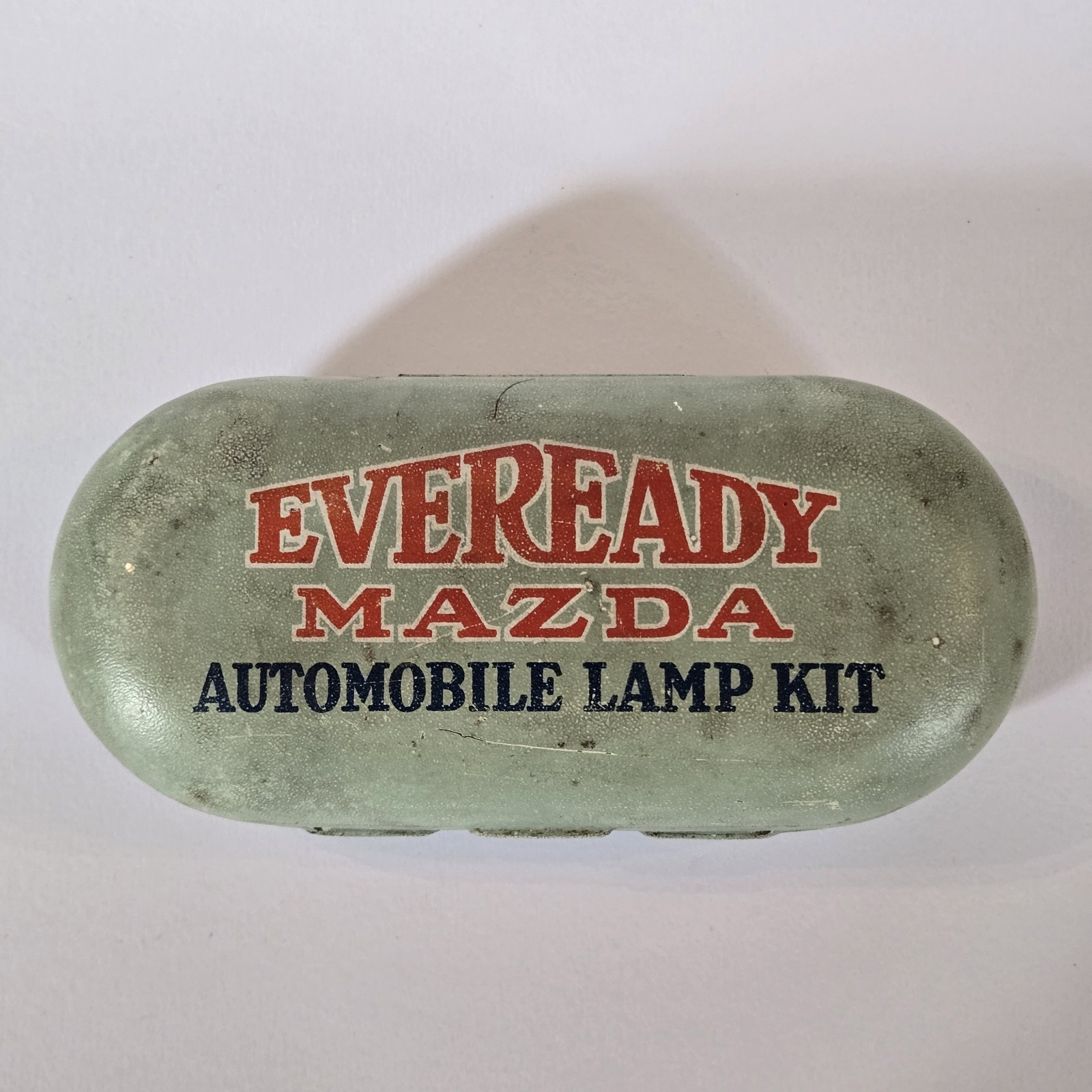 Vintage Eveready Mazda Automobile Antique Auto Tin