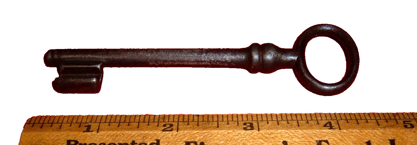 Vintage (1700s) Soild Barrel Hand-Wrought (4.25\ Vintage (1700s) Soild Barrel Hand-Wrought (4.25\