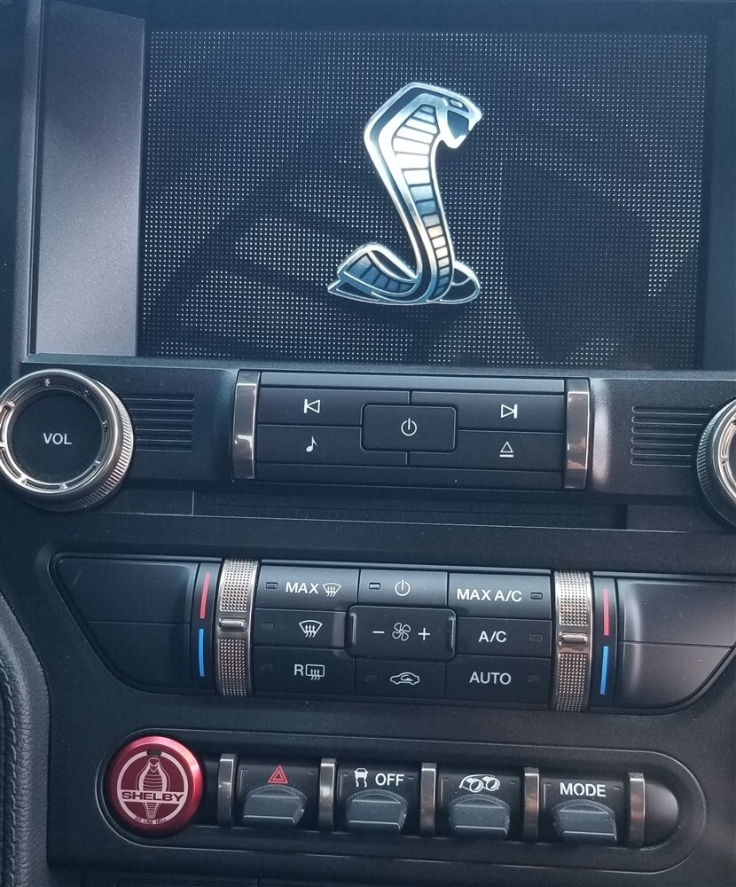 2015-2018 Ford Mustang GT350/GT350R- Shelby Cobra Billet Aluminum Start Button