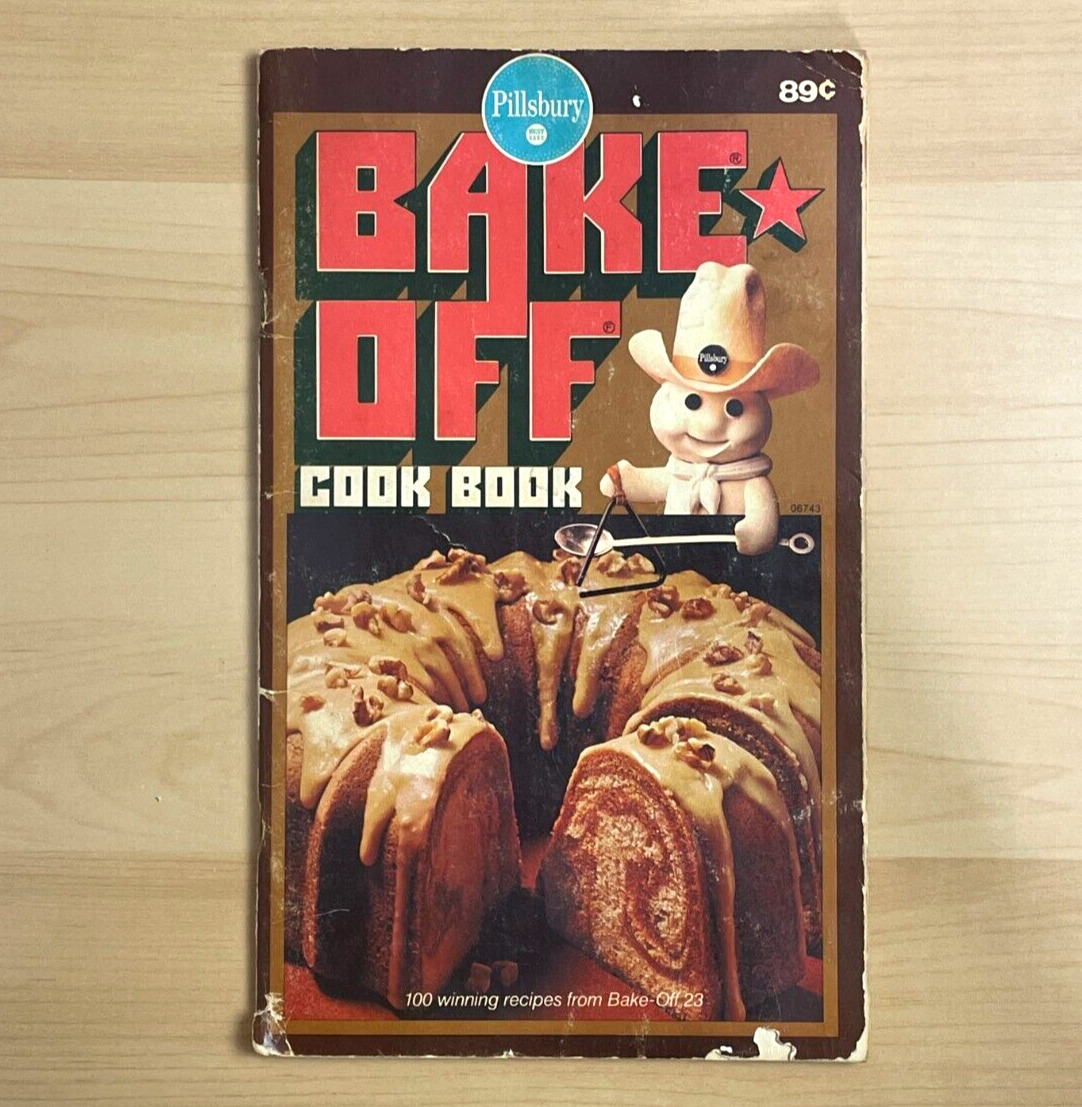 Vintage The Pillsbury Bake-off Cook Book Cookbook Recipes, paperback, 1972