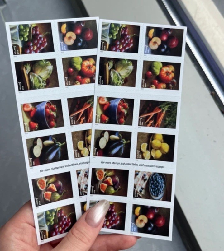 5 Booklets, Total 100 Pcs In Total For Collection, Fruit and Vegetable