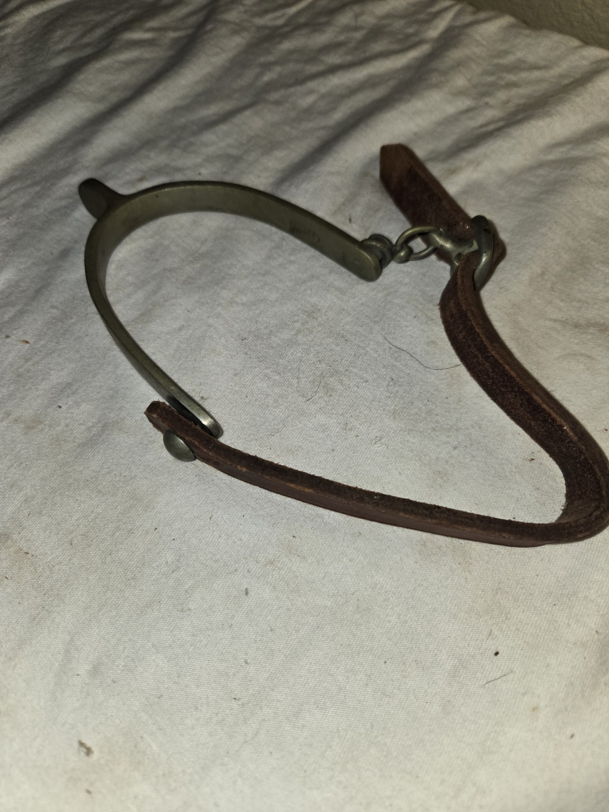 Vintage Ulite Hunting/riding Spurs Leather Strap