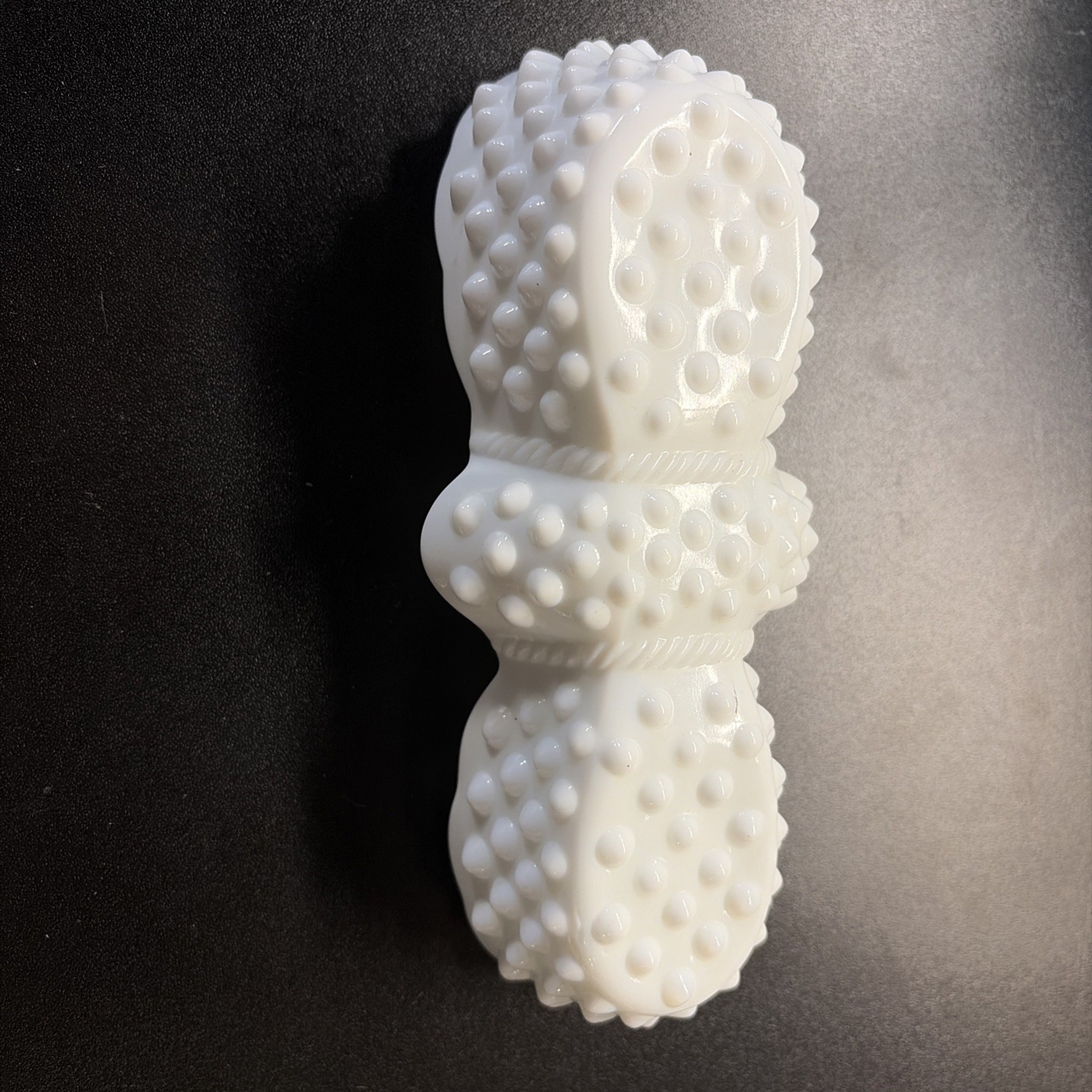 RARE Vintage 1960\'s Fenton Art Milk Glass Hobnail Spooner Dish 