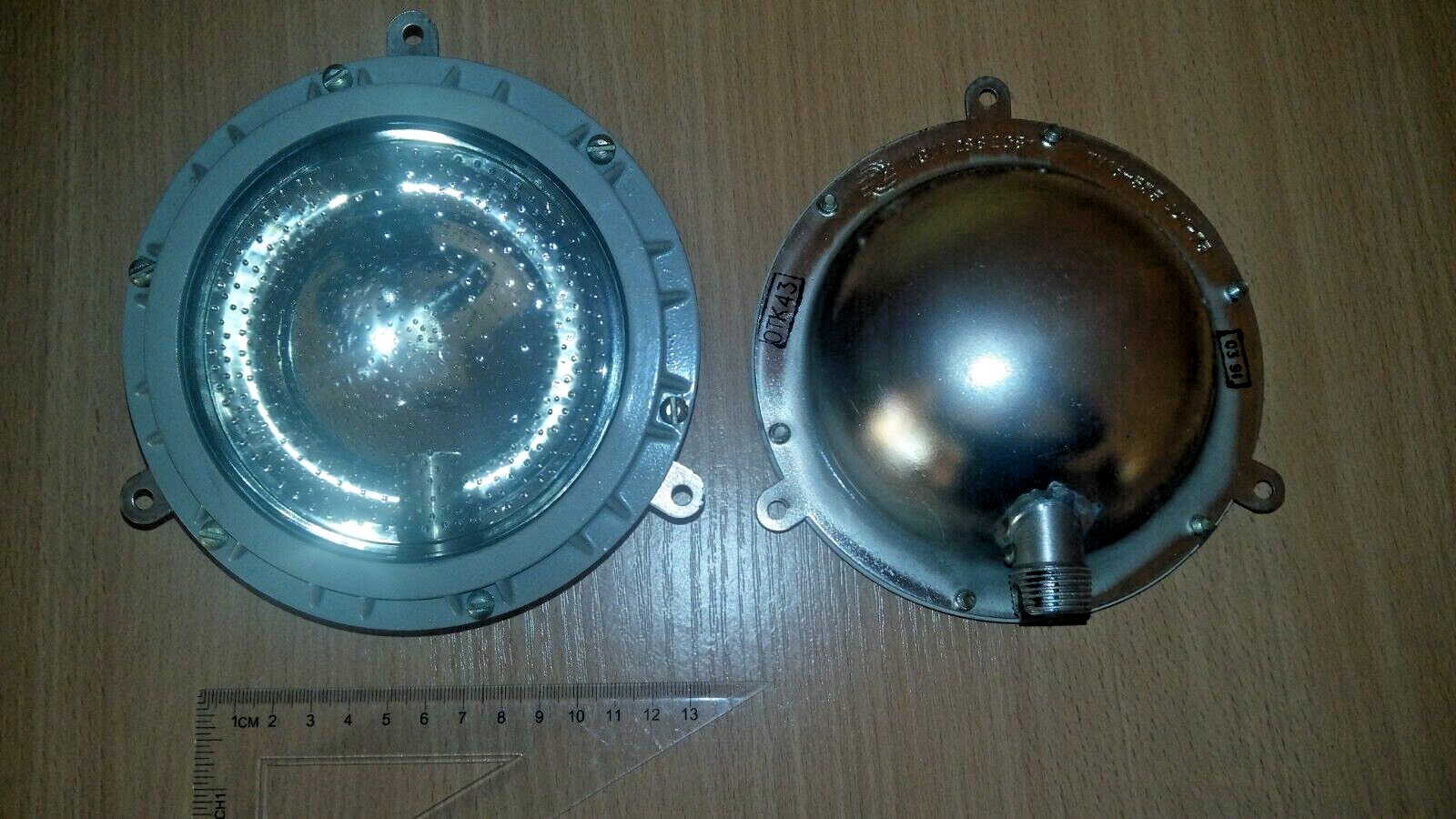LOT-2pcs/Vintage  Industrial Pendant Lamp USSR, Light Fixture, Light Fit.