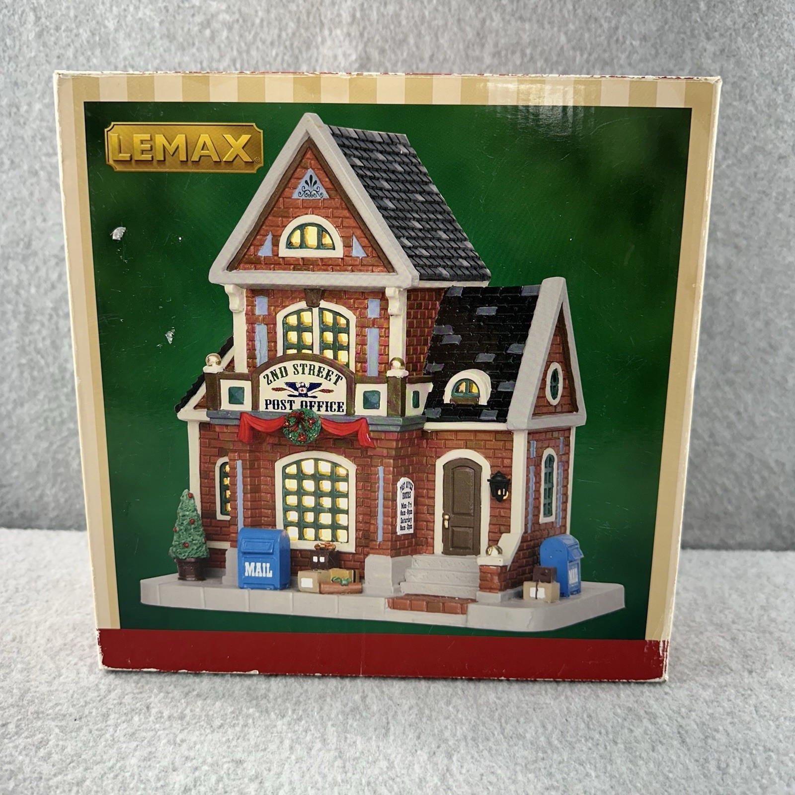 Lemax 2nd Street Post Office Lighted House Illuminated Building Decor 2015 55967