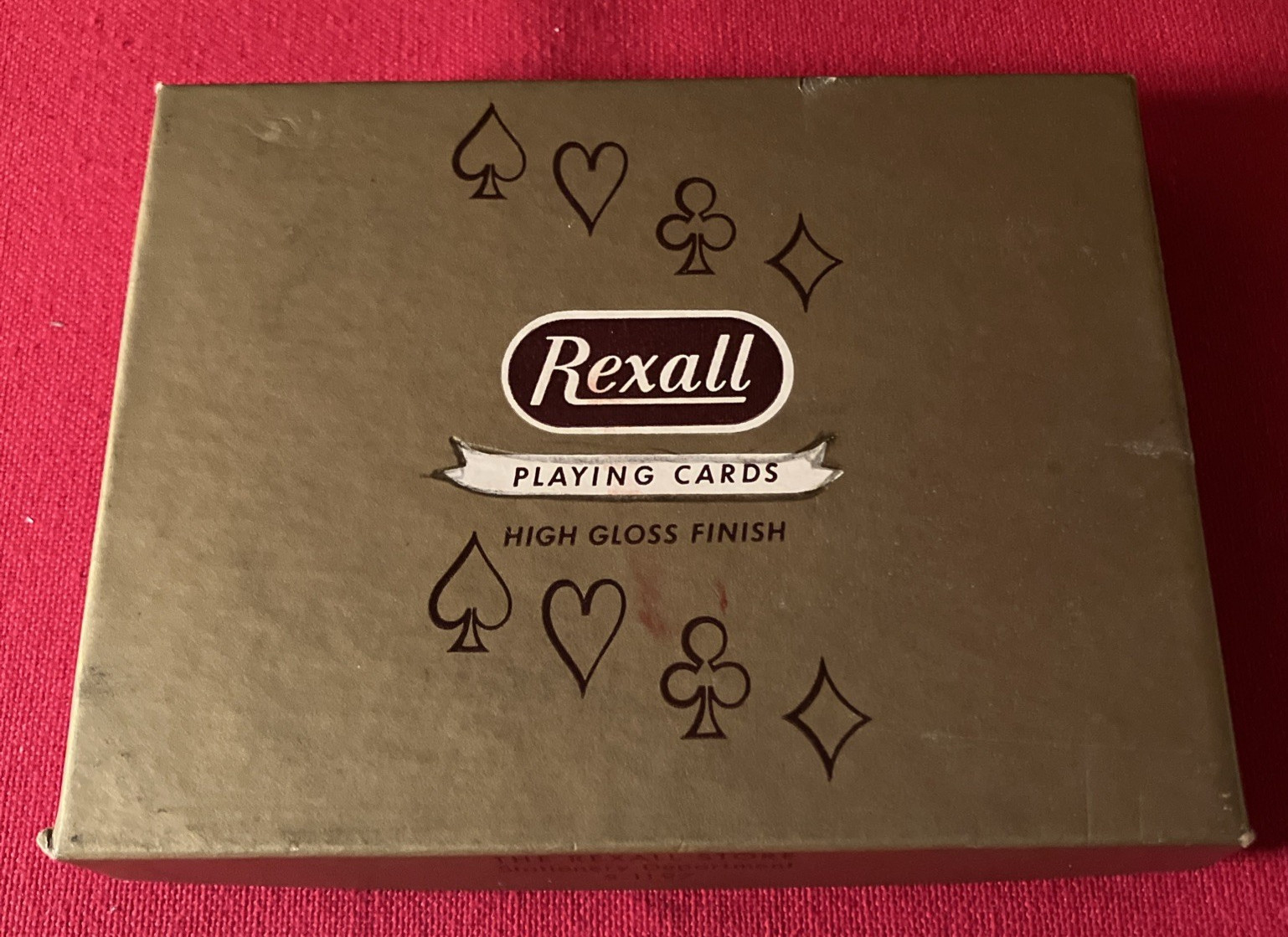 Vintage Playing Cards Rexall Double Deck USA S-1197 Poodles Dogs Advertising Vintage Playing Cards Rexall Double Deck USA S-1197 Poodles Dogs Advertising