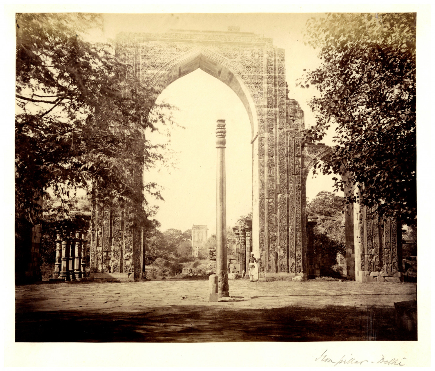 India, India, Delhi vintage albumen print from an 1865 album album albumen print 