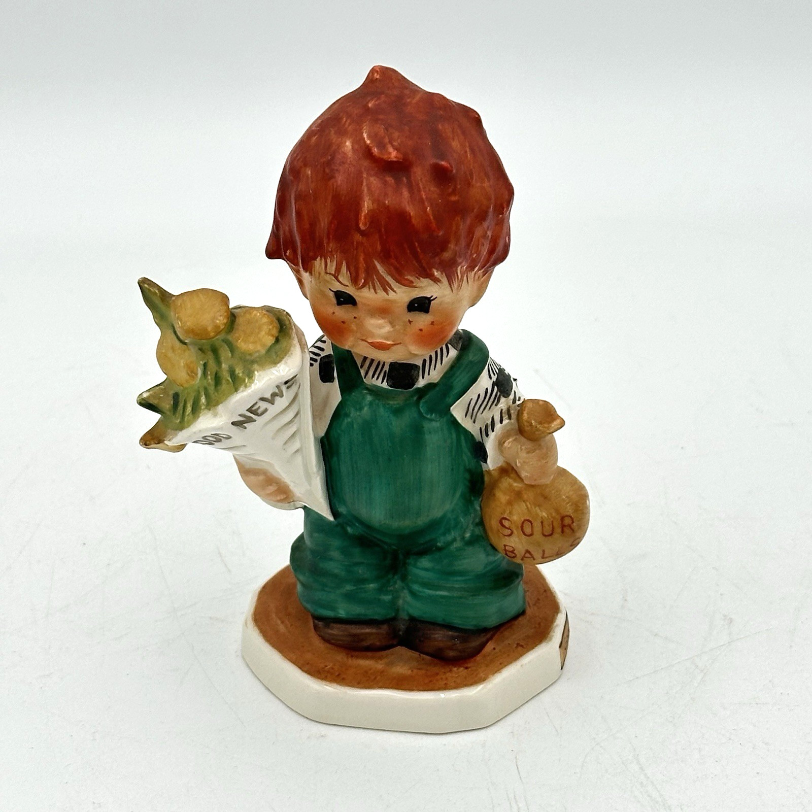 1958 Charlot Byj Red Heads Figurine Good News by W. Goebel