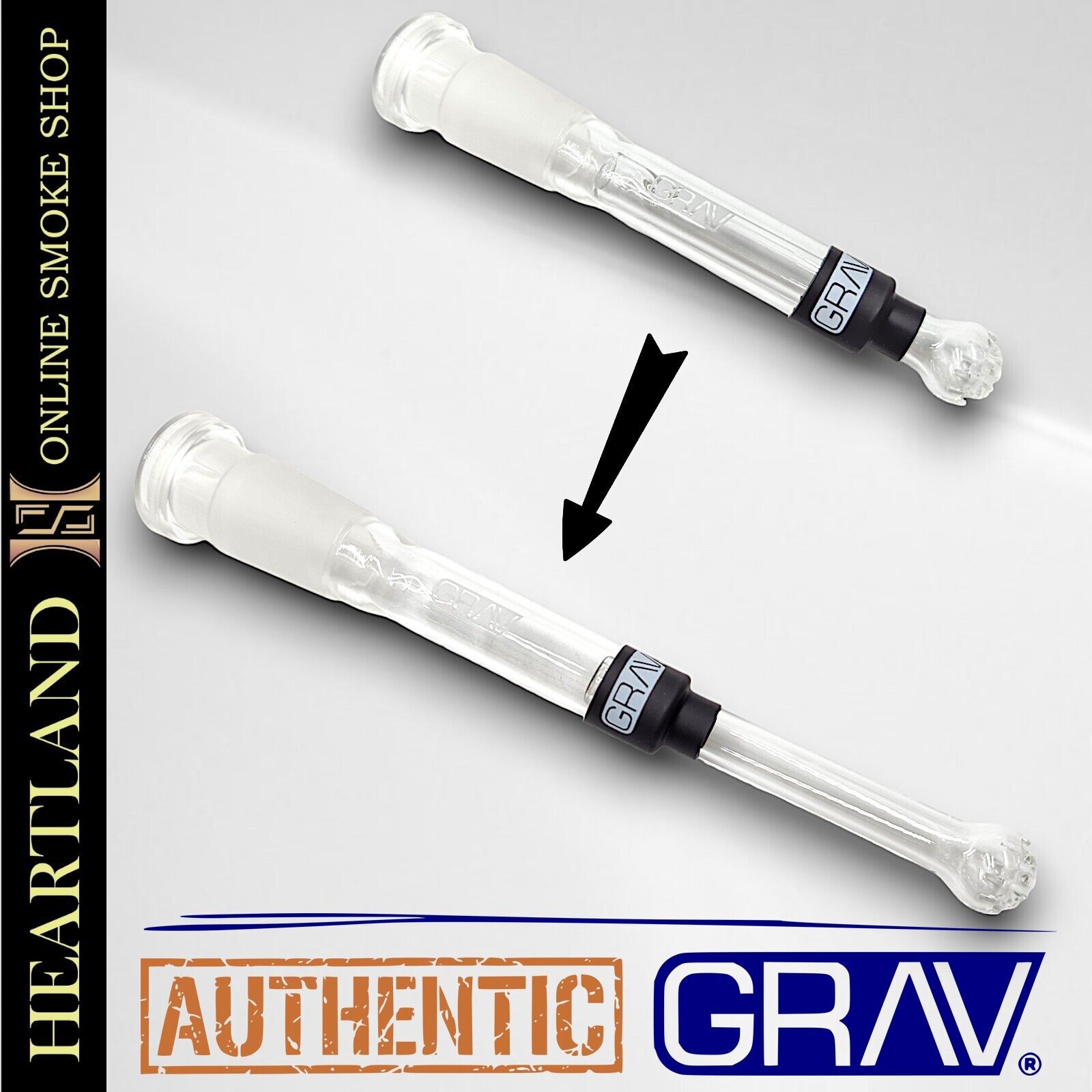 GRAV 14mm Adjustable Downstem for Bong Smoking Water Pipe