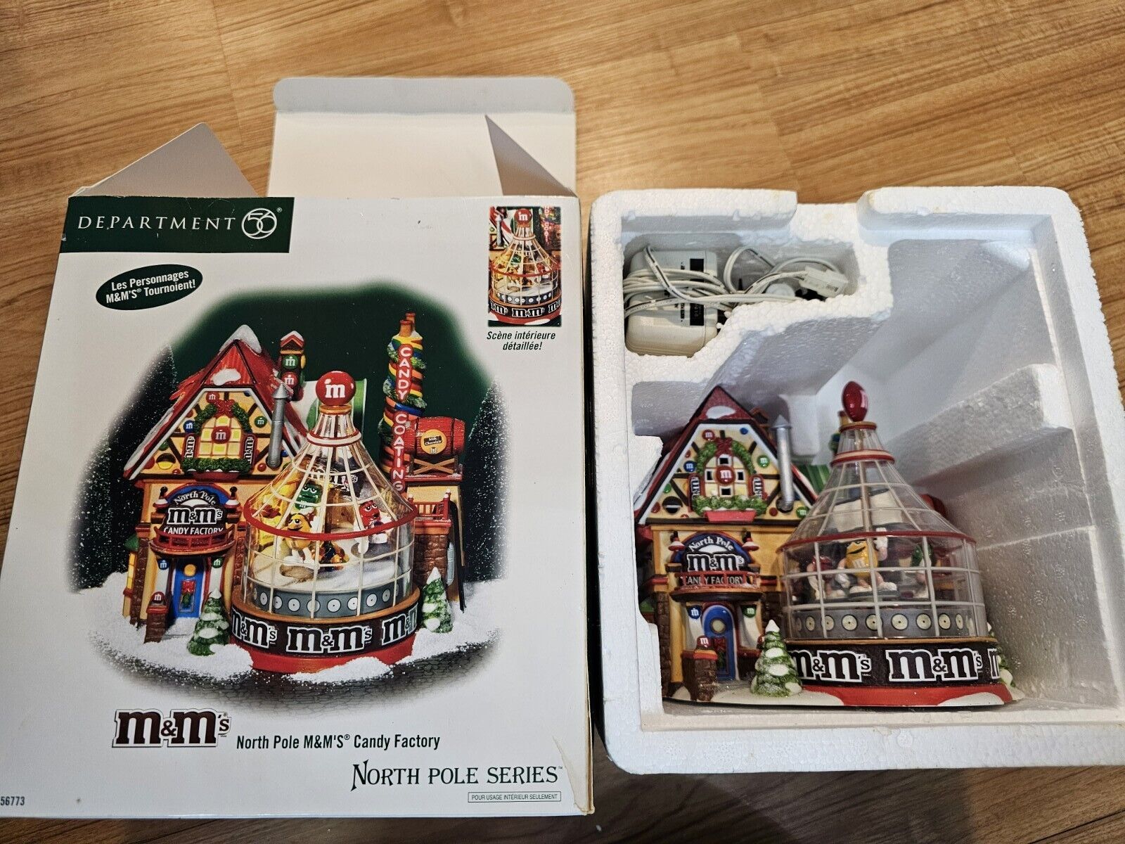 Dept 56 North Pole M&M's Candy Factory 56773 North Pole Series Village House
