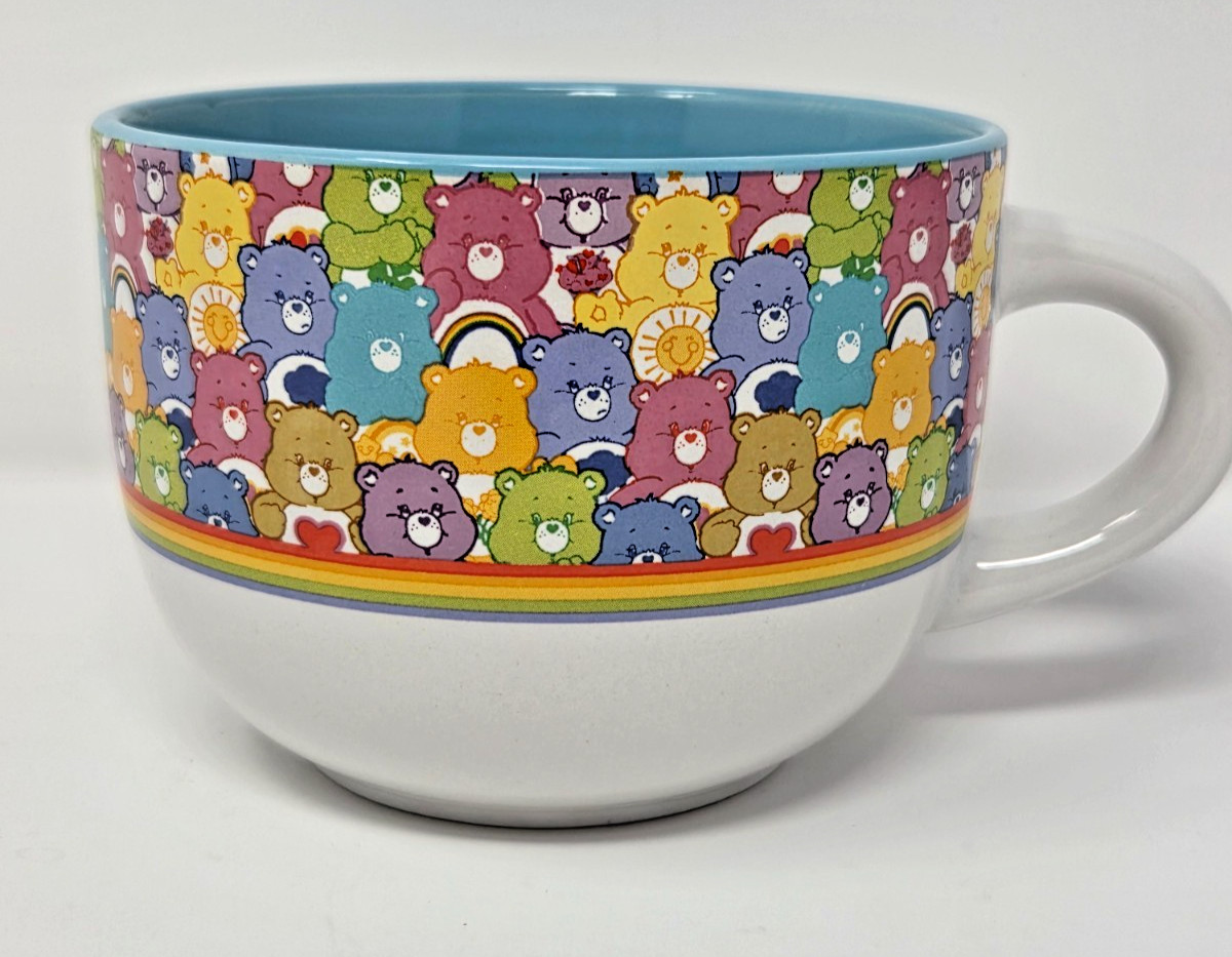 CARE BEARS ~ Large ~ 24 oz Ceramic Mug ~ Coffee/Soup Mug ~ New