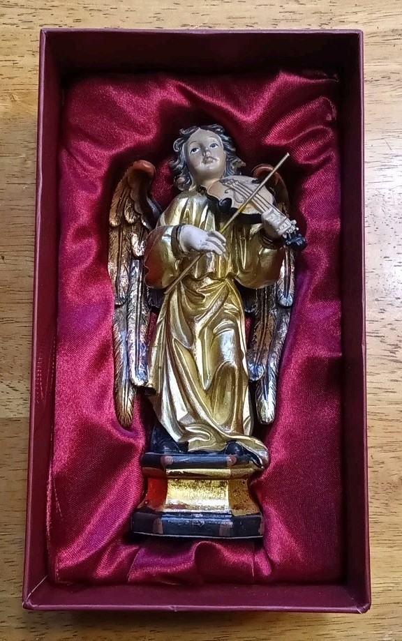 Giordano di Ponzano Carved Violin Pacher Angel