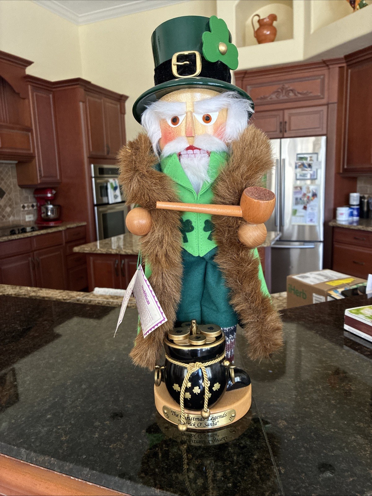 Steinbach Musical Irish Nutcracker 259/7500 Signed