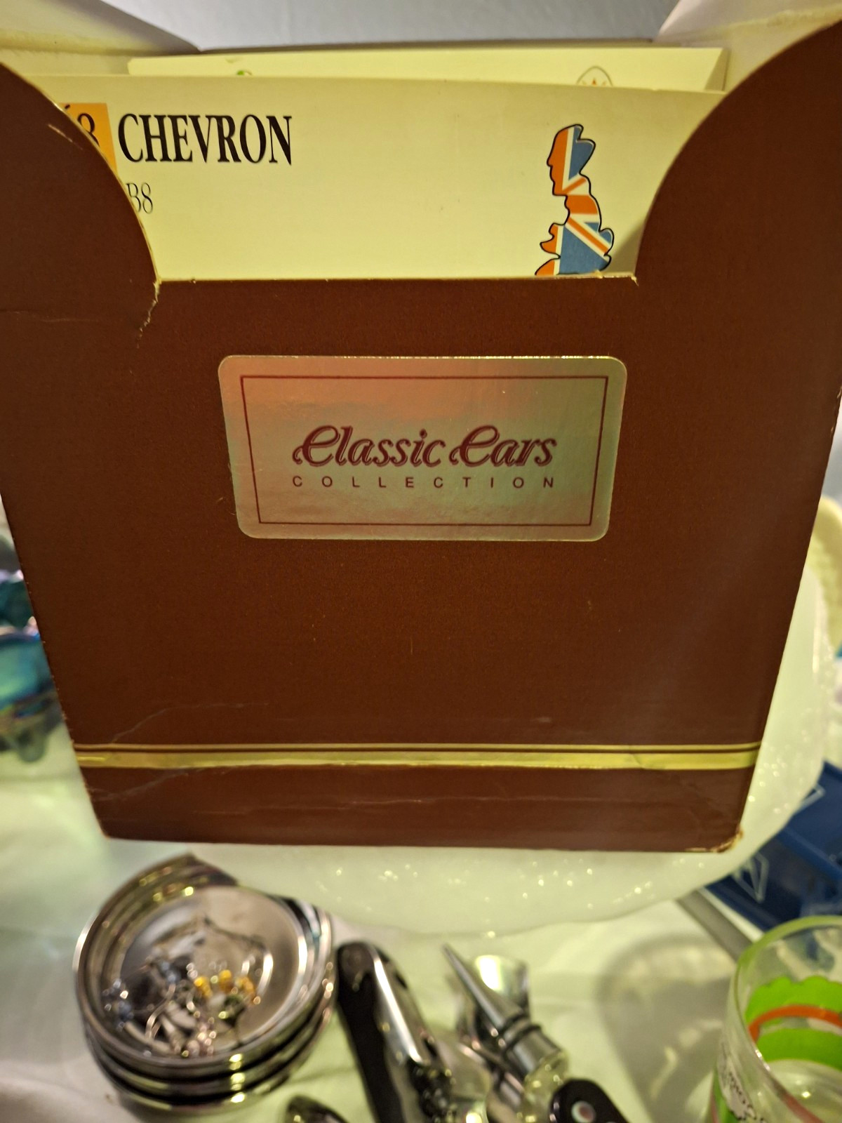 Vintage Classic Cars Collection Boxed Vehicle Print/Card Set Ferrari BMW Porsche