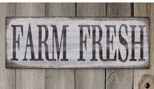 Barnyard Designs 'Farm Fresh' Retro Vintage Metal Tin Bar