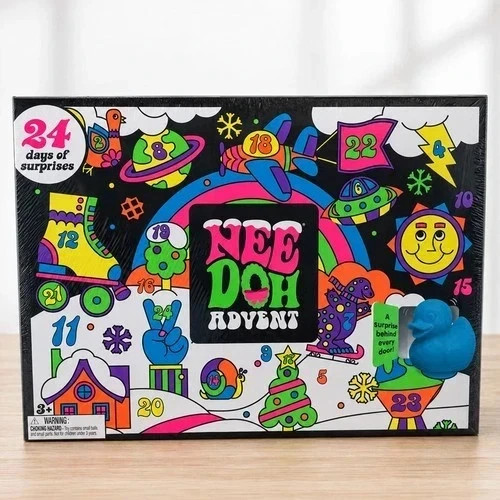 2026 NeeDoh Advent Calendar 24 Days Of Surprise Christmas Countdown BRAND NEW 2026 NeeDoh Advent Calendar 24 Days Of Surprise Christmas Countdown BRAND NEW