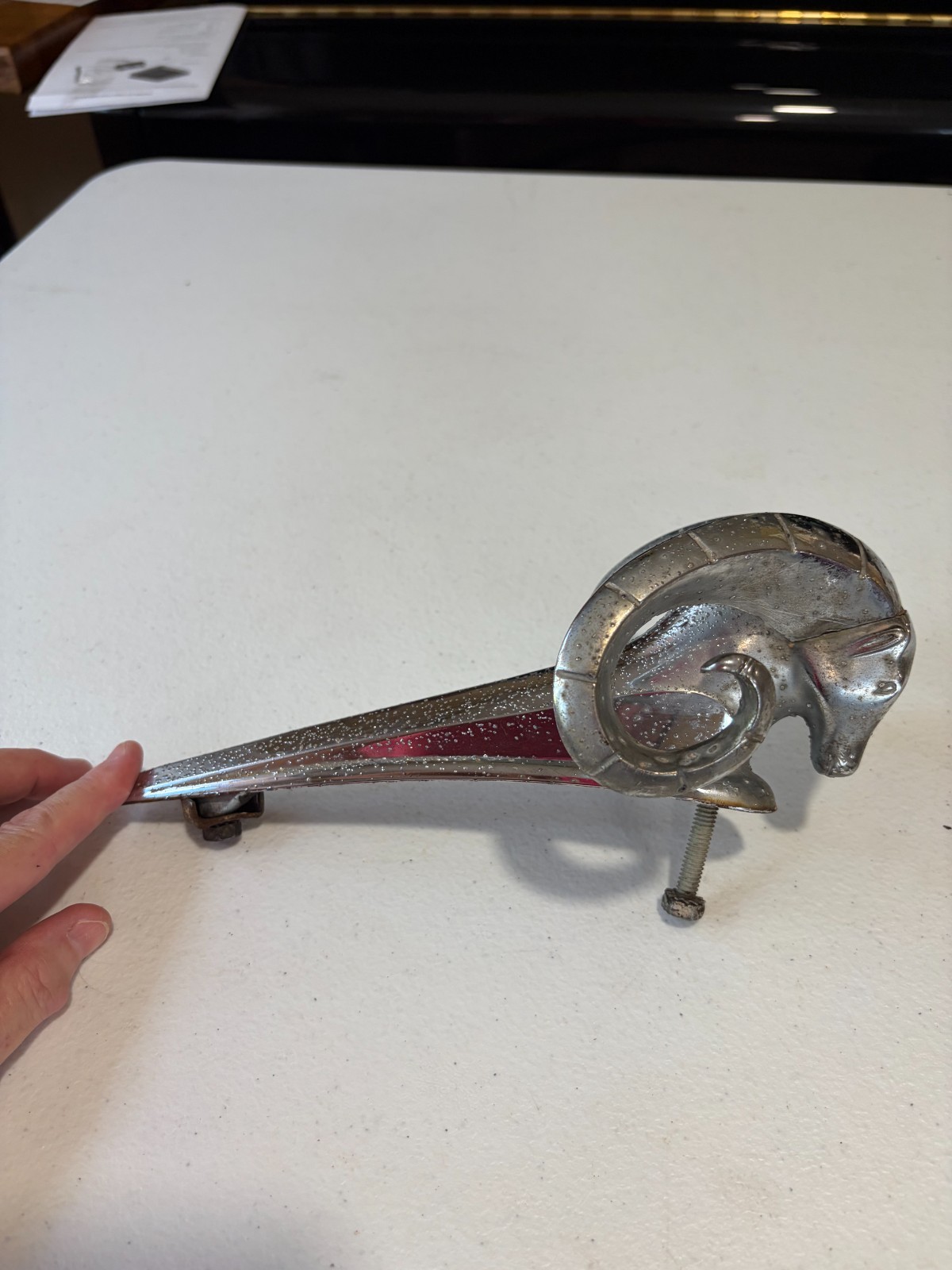 Vintage 1951-1953 Dodge Ram Hood Ornament 9583 1456250 Vintage 1951-1953 Dodge Ram Hood Ornament 9583 1456250