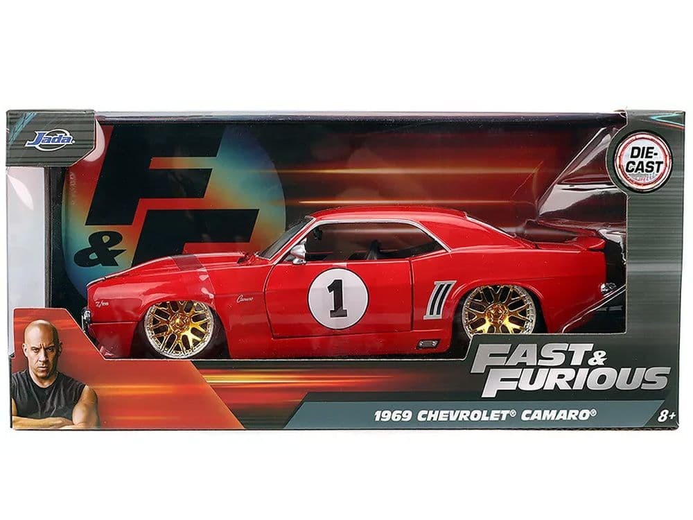 Rare JADA 1969 Chevrolet Camaro Diecast 1/24 Scale Car [Age 13+]