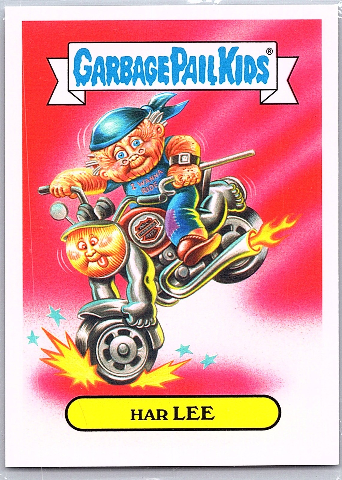 HAR LEE 2016 TOPPS GARBAGE PAIL KIDS AS AMERICAN AS APPLE PIE STICKER #31B HAR LEE 2016 TOPPS GARBAGE PAIL KIDS AS AMERICAN AS APPLE PIE STICKER #31B