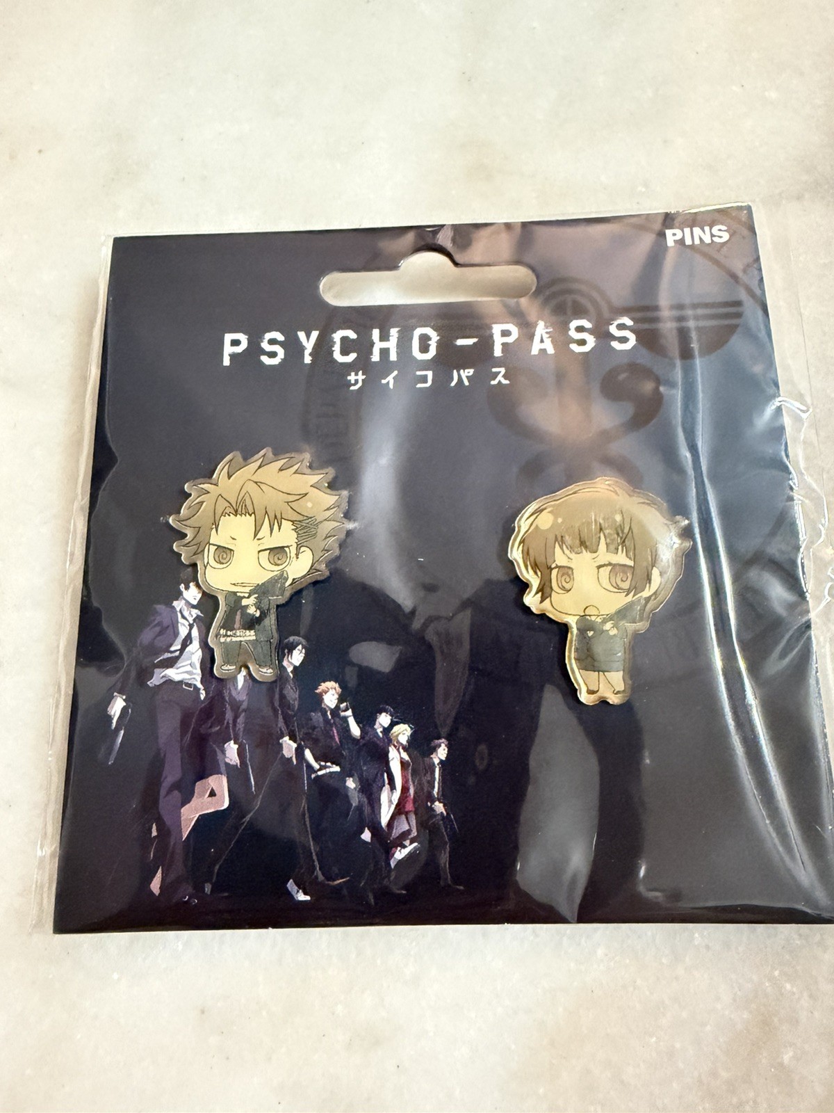 Psycho Pass Pin Funimation Exclusive NEW 2 pack anime 