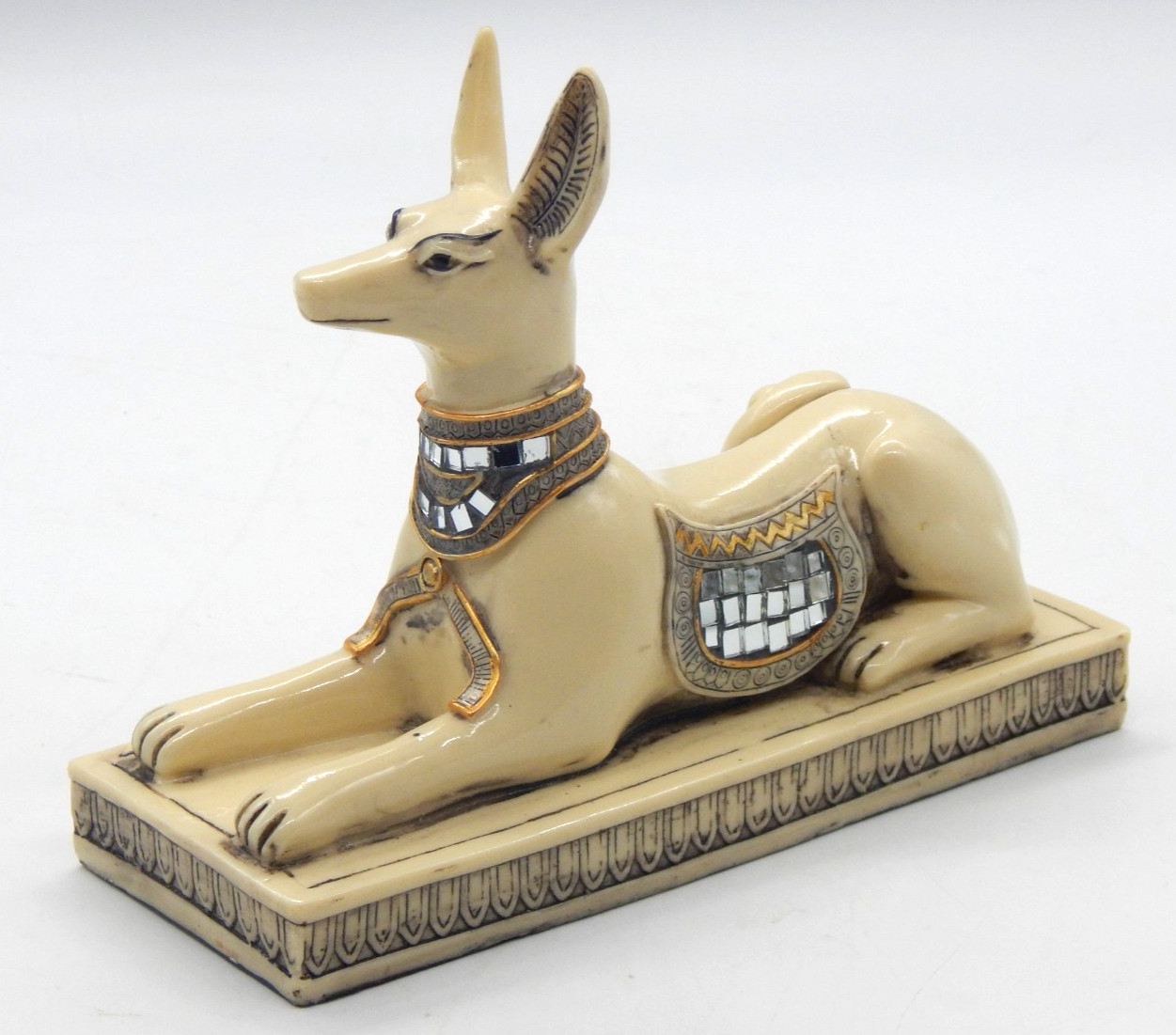 Vintage Egyptian God Anubis Statue 6