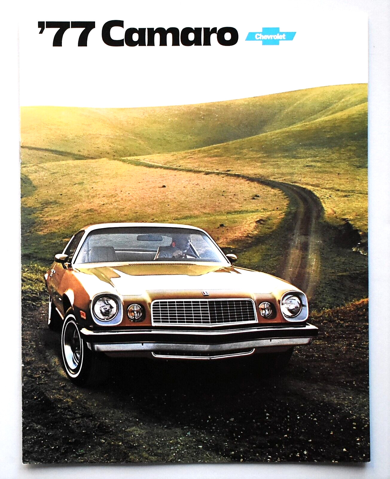 ORIGINAL 1977 CHEVY CAMARO SALES BROCHURE ~ 8 PAGES ~ 8.5\